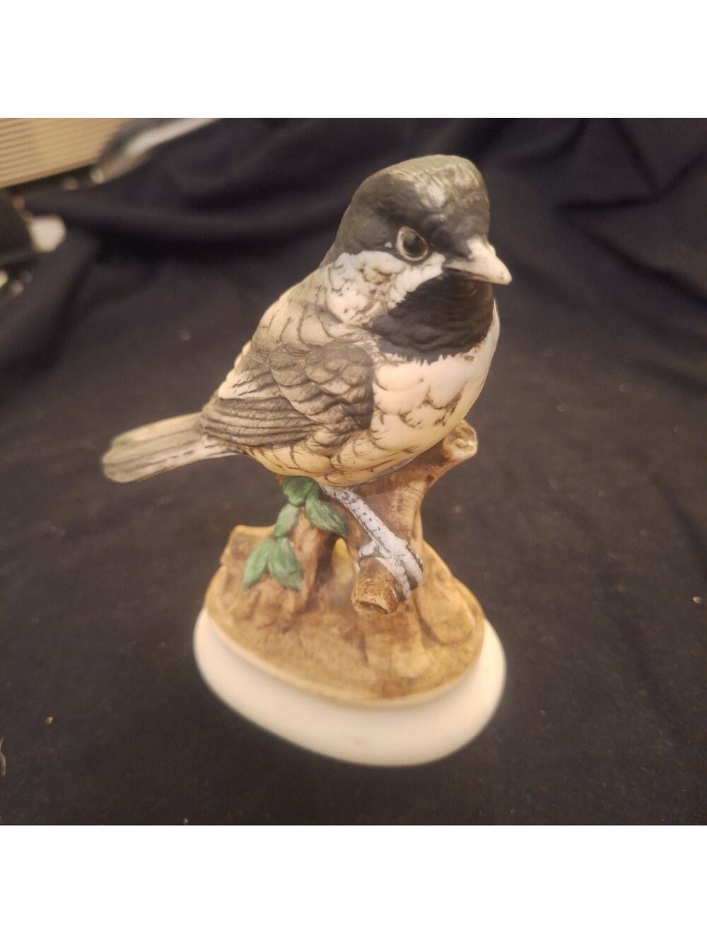 Vintage Lefton Chickadee Porcelain Bird KW 4206